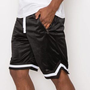Hyper Demin Black Mesh Athletic Shorts